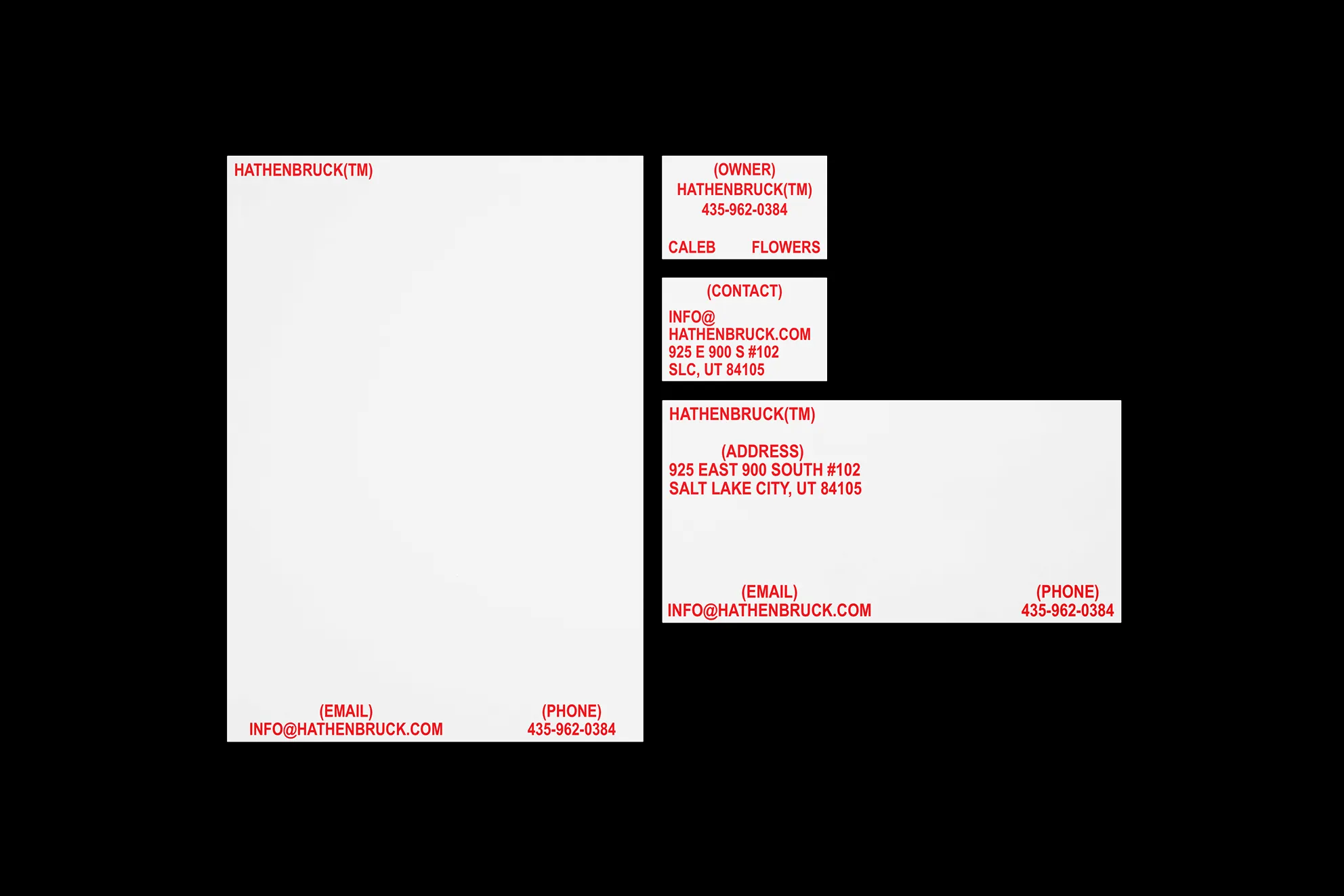 Hathenbruck Stationery Mockup