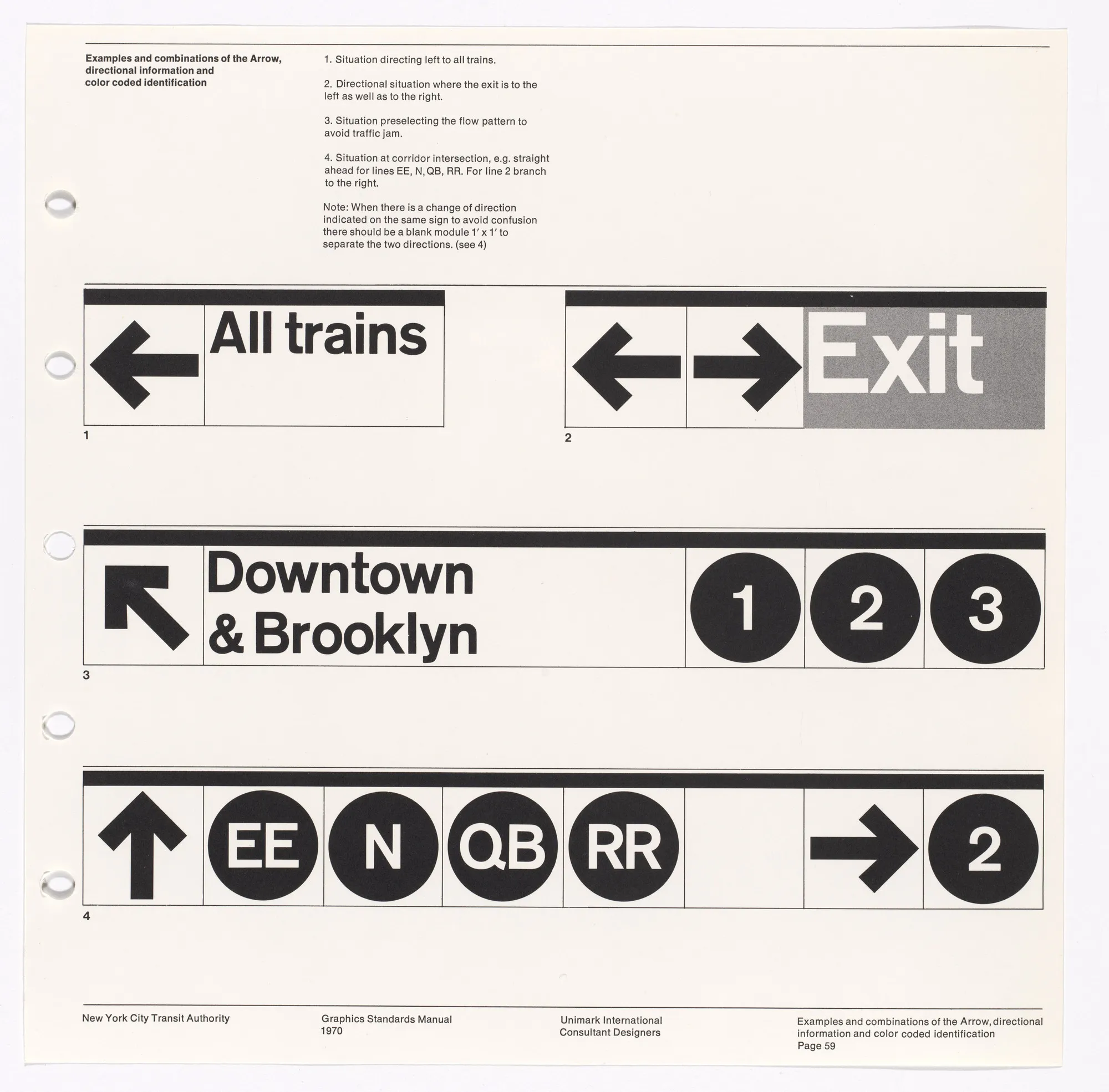 Page from New York Transit Authority: Graphics Standards Manual